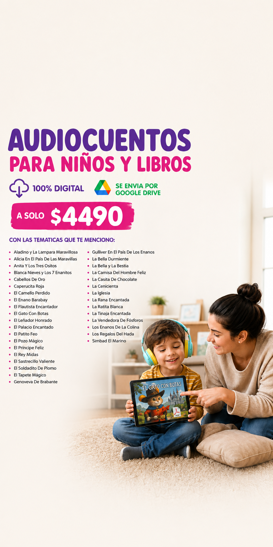 📚 Audiocuentos para Niños + Libros Digitales 🎧✨